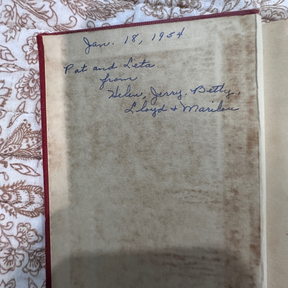 Vintage 1939 Gods Purpose 365 Daily Sermonettes Home Worship Red Hardcover Book - Picture 3 of 11
